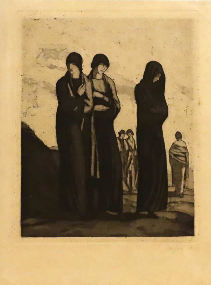 Les tres gràcies (nº2). Nogués i Casas, Xavier. 1912. Precio: 1200€