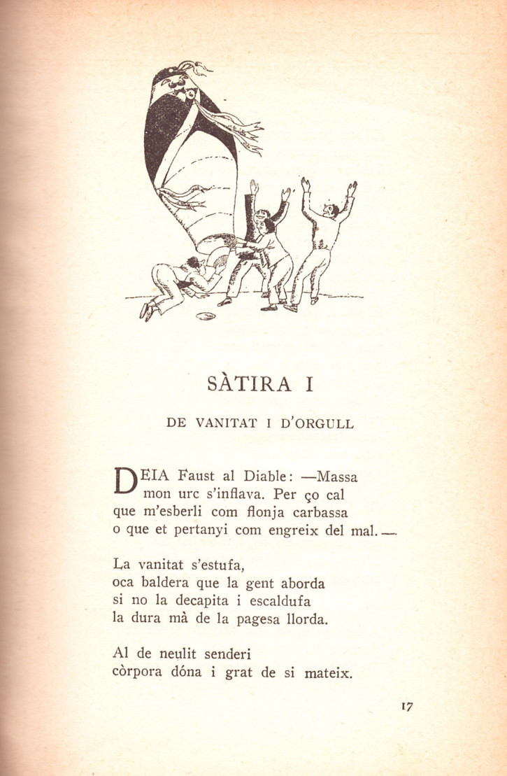 Liost, Guerau de: Sàtires. Nogués i Casas, Xavier (1873-1941). . Precio: 150€