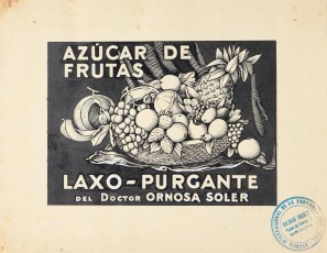 Azúcar de frutas laxo-purgante del doctor Ornosa Soler