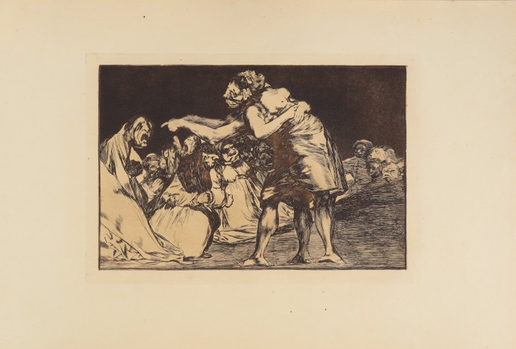 Disparate matrimonial. Goya Lucientes, Francisco de (1746-1828) - Calcografía Nacional. 1815-1819. 9ª edición, 1937. Precio: 900€