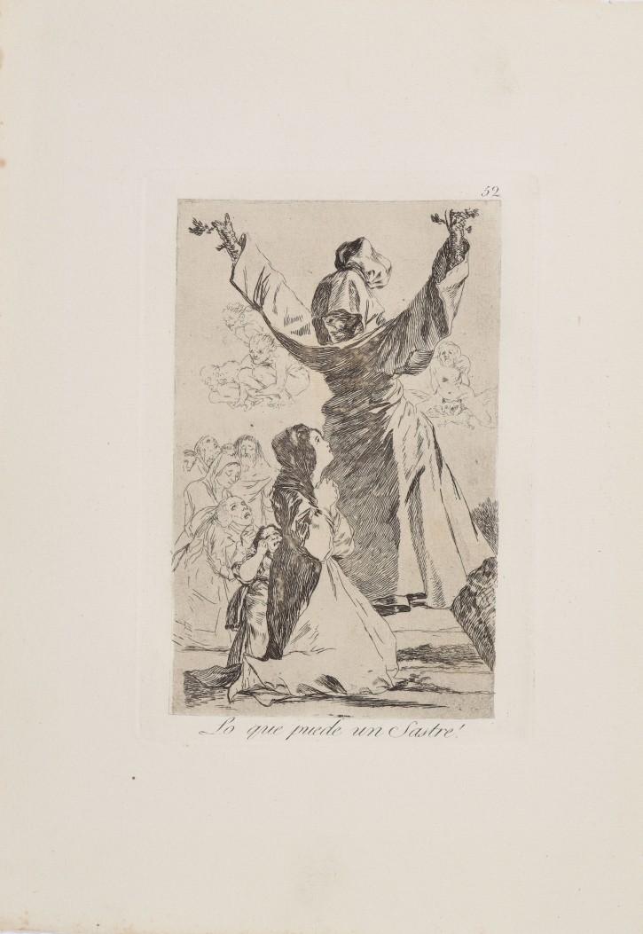 Lo que puede un Sastre!. Goya Lucientes, Francisco de (1746-1828) - Calcografía Nacional. 1797-1799. Décima edición (1918-1928). Precio: 600€