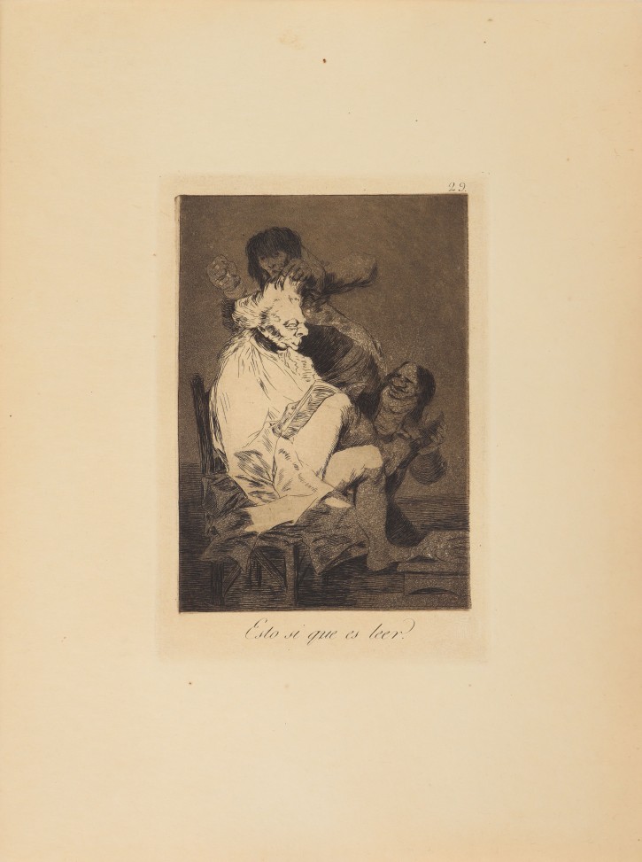 Esto si que es leer. Goya Lucientes, Francisco de (1746-1828) - Calcografía Nacional. 1797-1799, 12ª edición (1937). Precio: 600€