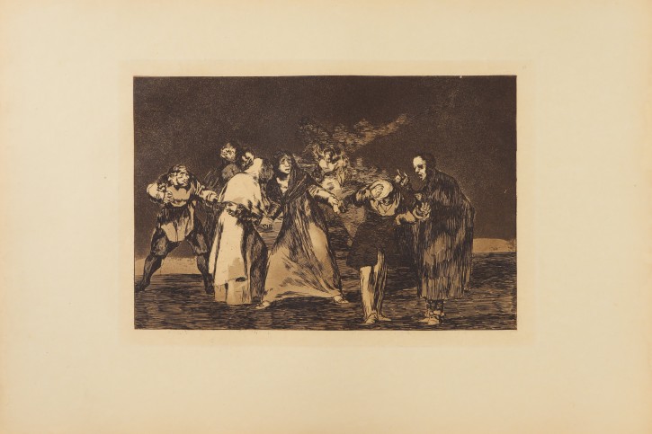 Las exhortaciones. Goya Lucientes, Francisco de (1746-1828) - Calcografía Nacional. 1815-1824, 9ª edición (1937). Precio: 900€