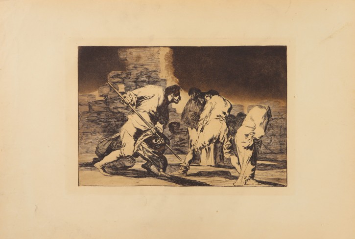 Disparate furioso. Goya Lucientes, Francisco de (1746-1828) - Calcografía Nacional. 1815-1824, 9ª edición (1937). Precio: 900€