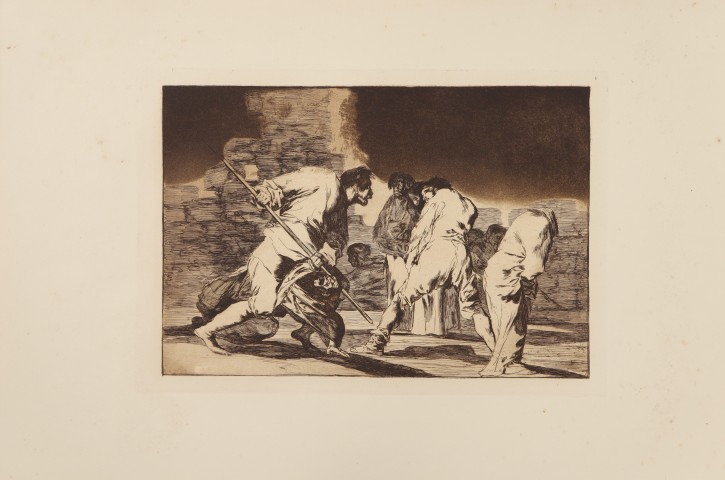 Disparate furioso. Goya Lucientes, Francisco de (1746-1828) - Calcografía Nacional. 1815-1824, 9ª edición (1937). Precio: 700€