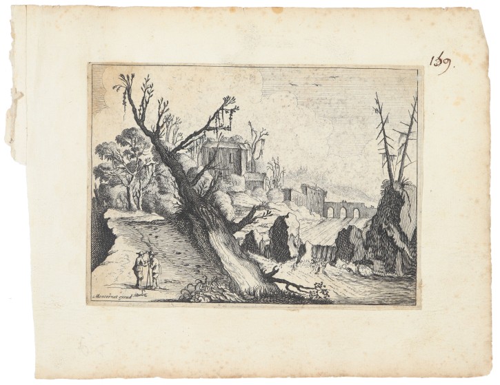 Pair paysage. Moncornet, Balthasar (1600-1668). . Precio: 200€