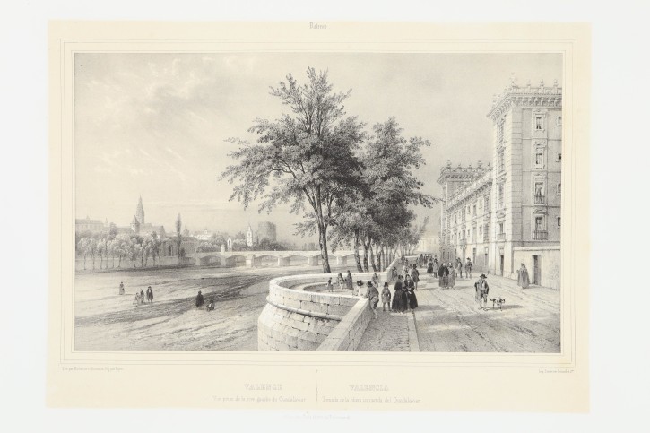 Valence. Valencia. Lemercier. ca. 1840