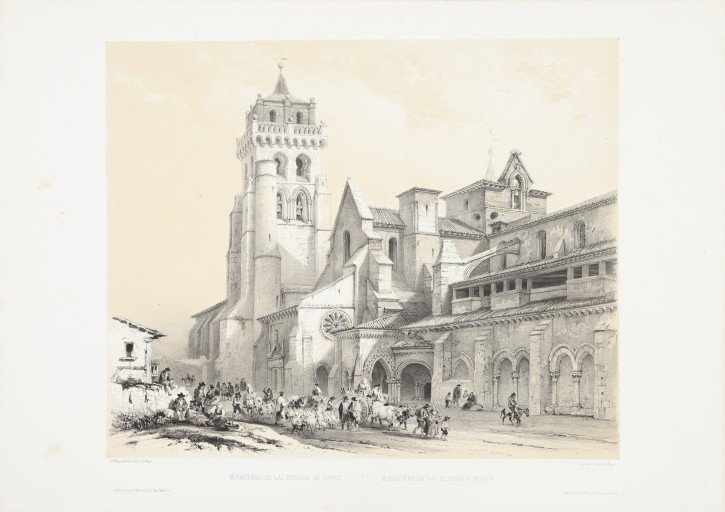 Monastery of Las Huelgas in Burgos. Pérez Villaamil, Jenaro (1807-1854) - Lemercier. 1842-1844.. Precio: 300€