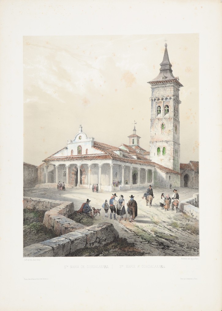 Santa Maria de Guadalajara. Pérez Villaamil, Jenaro (1807-1854) - Lemercier. 1842-1844. Precio: 400€