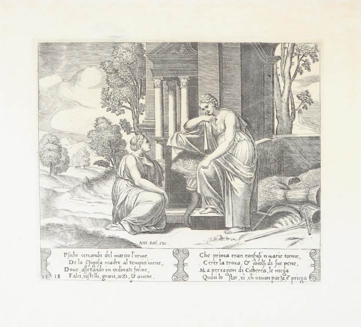 Fábula de Psique. Daddi, Bernardo (c. 1512-1570) - Coxcie I, Michel (1499–1592) - Salamanca, Antonio (1478-1562). . Precio: 250€