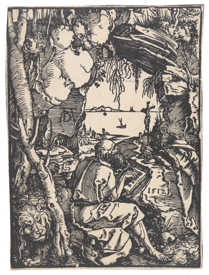 San Jerónimo en la gruta. Dürer, Albrecht (1471-1528). 1512. Precio: 4.000€