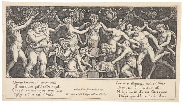 Tribute to Bacchus. Daddi, Bernardo (c. 1512-1570). . Precio: 700€