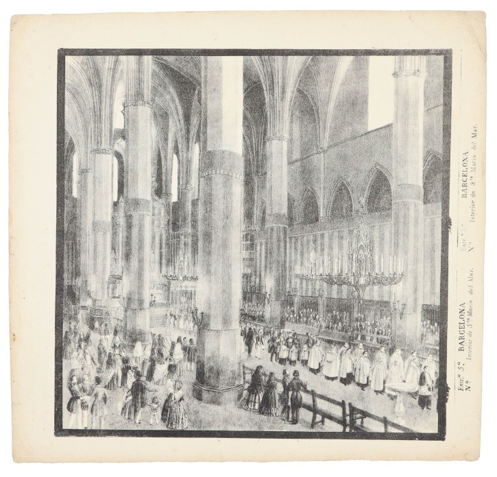 Views of the interior of the Barcelona Cathedral and Santa Maria del Mar. . . Precio: 450€