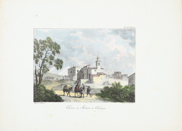 Views of Catalonia during the Napoleonic Wars. Bacler d'Albe, Louis Albert (1761-1824) - Engelmann, Godefroy (1778-1839). 1810-1820. Precio: 600€