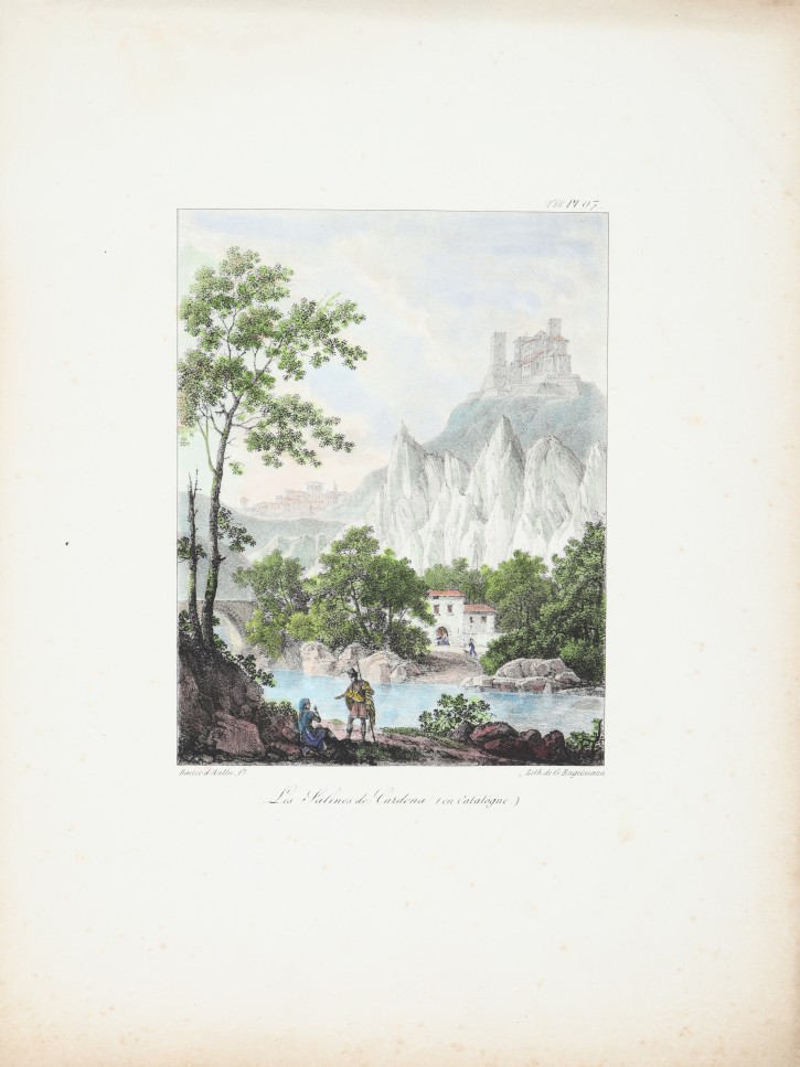 Vistas de Cataluña durante la época de las Guerras Napoleónicas. Bacler d'Albe, Louis Albert (1761-1824) - Engelmann, Godefroy (1778-1839). 1810-1820. Precio: 600€