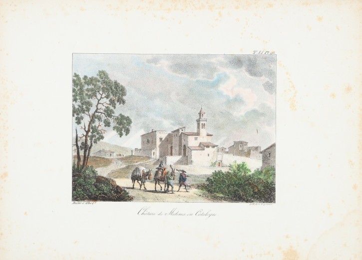 Views of Catalonia during the Napoleonic Wars. Bacler d'Albe, Louis Albert (1761-1824) - Engelmann, Godefroy (1778-1839). 1810-1820. Precio: 600€