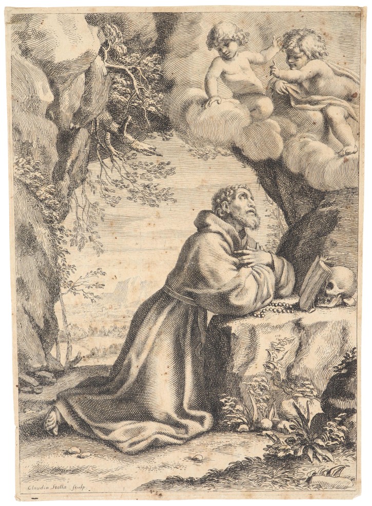 Holy hermit. Stella, Claudia (1636-1697). . Precio: 1.200€