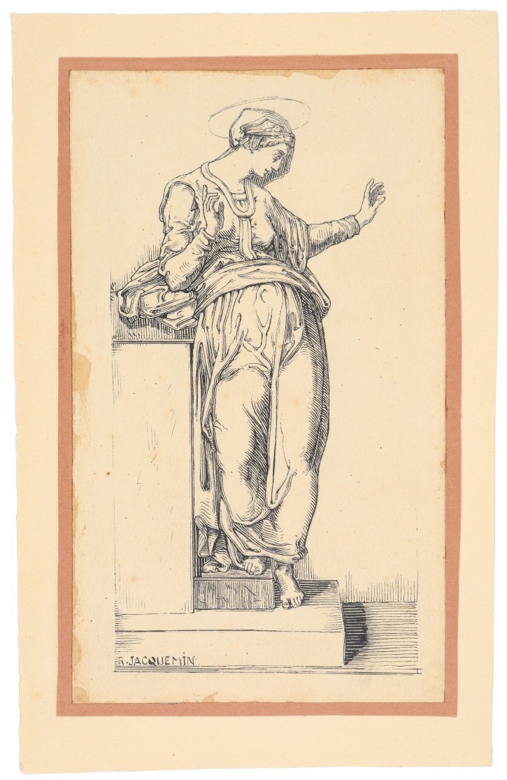 Virgina Mary. Jacquemin, Raphael (1821-1881). 1870. Precio: 500€