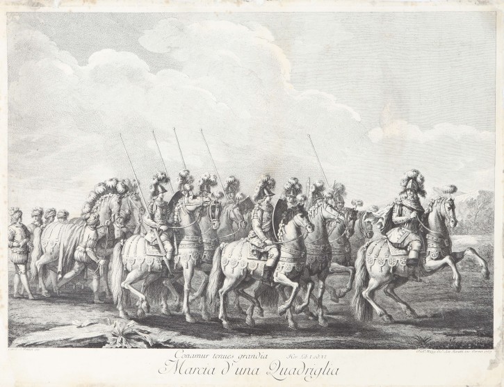 March of a group. Baratti, Antonio (1727-1787) - Muzzi, Domenico (1742-1812). 1769. Precio: 400€