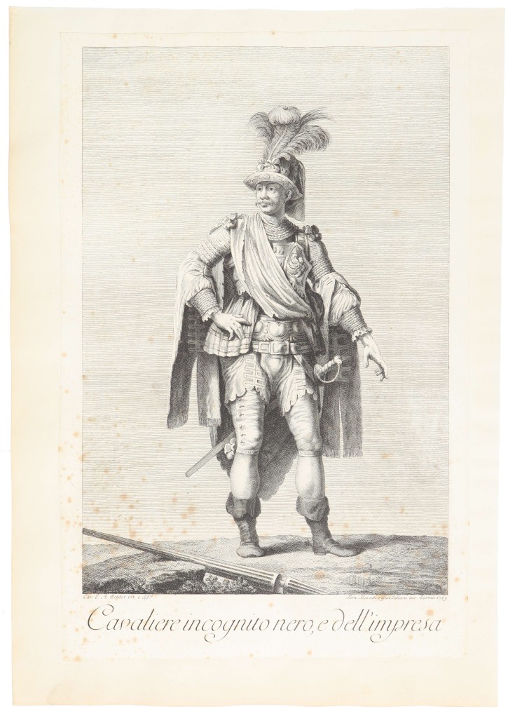 Knights and pages of the guard. Baratti, Antonio (1727-1787) - Ennemond, Alexandre Petitot (1727-1801). 1769