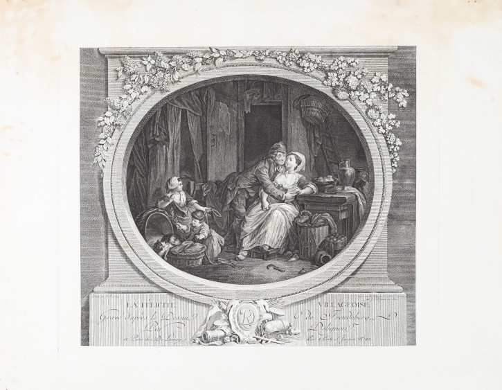 La felicité villageoise. Delignon, Jean Louis (1755-1804) - Freudberg, Sigmund (1745-1801). 1764-1792. Precio: 450€