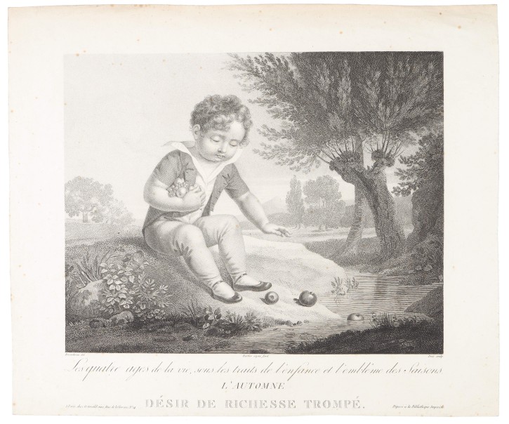 The four ages of life... autumn. Fortier, Claude (1775-1835) - Bosselman. . Precio: 300€