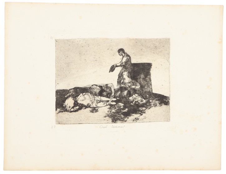 Cruel lástima!. Goya Lucientes, Francisco de (1746-1828) - Calcografía Nacional. 1906. Precio: 700€