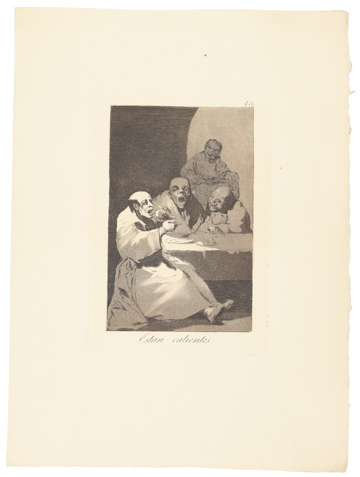 Estan calientes. Goya Lucientes, Francisco de (1746-1828) - Calcografía Nacional. 1937. Precio: 900€