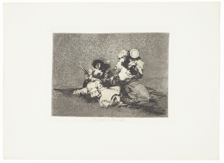 Las mugeres dan valor. Goya Lucientes, Francisco de (1746-1828) - Calcografía Nacional. 1863. Precio: 2.200€