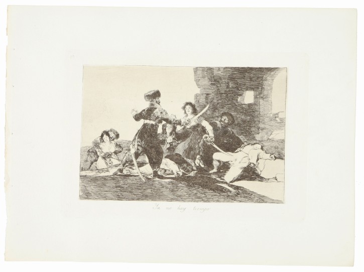 Ya no hay tiempo. Goya Lucientes, Francisco de (1746-1828) - Calcografía Nacional. 1863. Precio: 2.200€