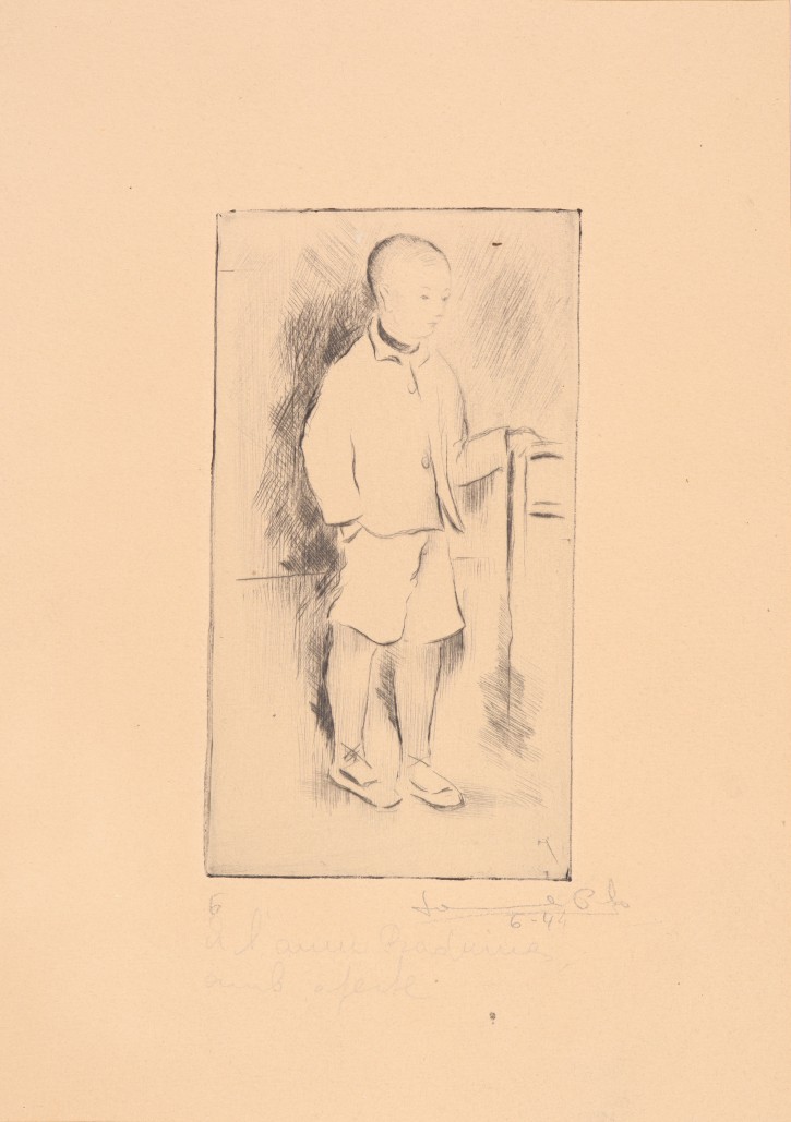 Retrato de niño. Pla i Pallejà, Jaume (1914-1995). 1944. Precio: 250€