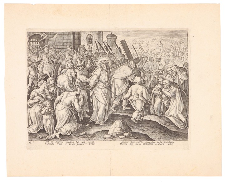 Series of 17 engravings on the life of Christ. Collaert, Adriaen (1560-1618) - Stradanus, Joannes (1523-1605) - Galle, Phillipe (1537-1612). . Precio: 4.250€