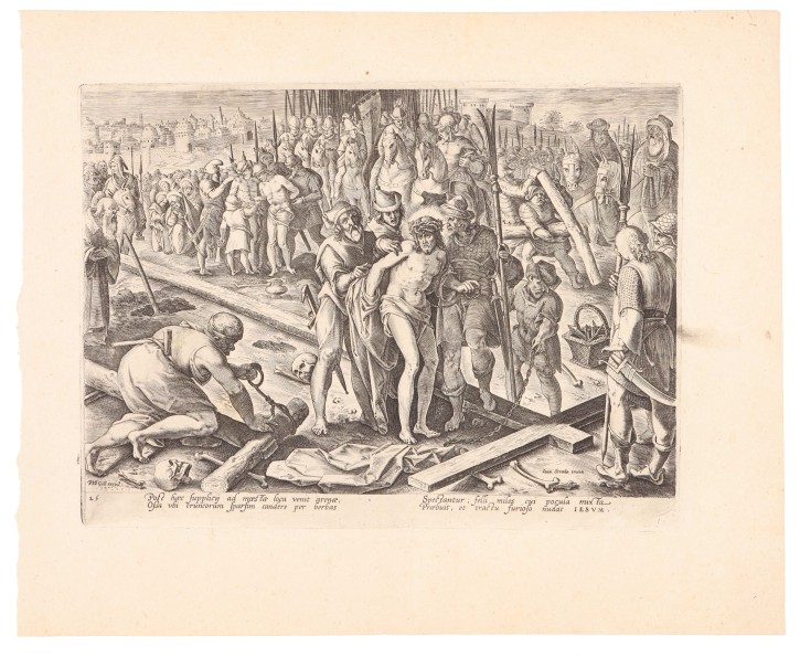 Series of 17 engravings on the life of Christ. Collaert, Adriaen (1560-1618) - Stradanus, Joannes (1523-1605) - Galle, Phillipe (1537-1612). . Precio: 4.250€