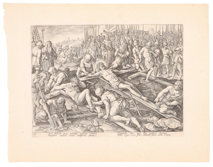 Series of 17 engravings on the life of Christ. Collaert, Adriaen (1560-1618) - Stradanus, Joannes (1523-1605) - Galle, Phillipe (1537-1612). . Precio: 4.250€