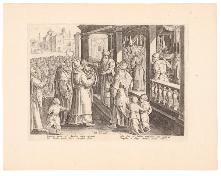 Serie de 17 grabados sobre La vida de Cristo. Collaert, Adriaen (1560-1618) - Stradanus, Joannes (1523-1605) - Galle, Phillipe (1537-1612). . Precio: 4.250€