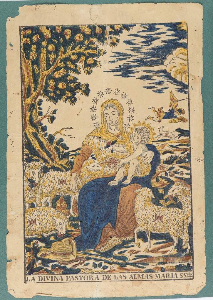 La divina pastora de las almas Maria SS.ma (The divine shepherdess of souls, Mary Most Holy). . . Precio: 100€