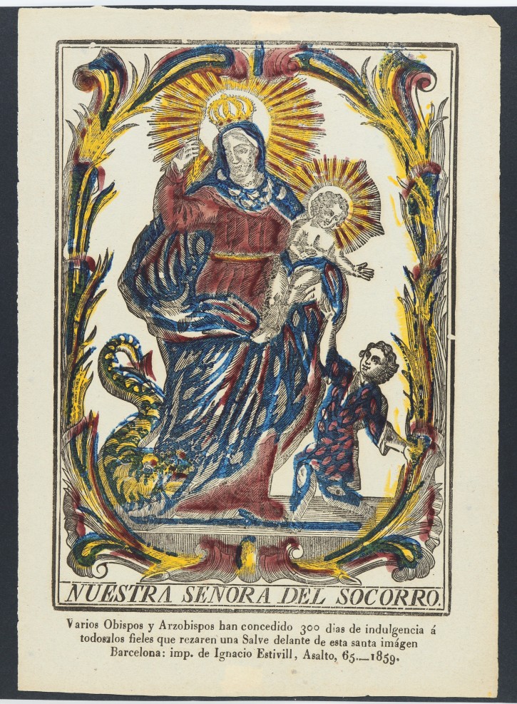 Nuestra Señora del Socorro. Estivill, Ignacio (activo 1816-1852). 1859. Precio: 100€