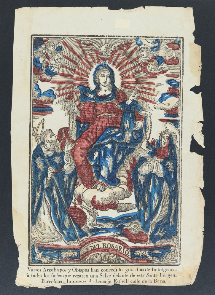 N.S. del Rosario (Our Lady of the Rosary). Estivill, Ignacio (activo 1816-1852). . Precio: 150€