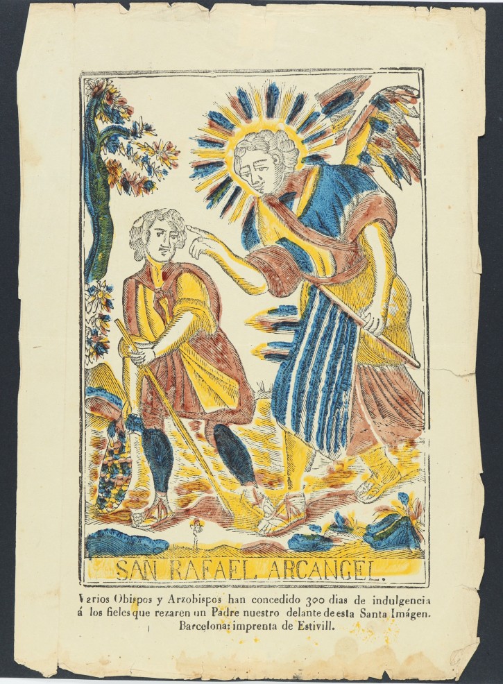 San Rafael Arcangel (Saint Raphael the Archangel). Estivill, Ignacio (activo 1816-1852). . Precio: 150€