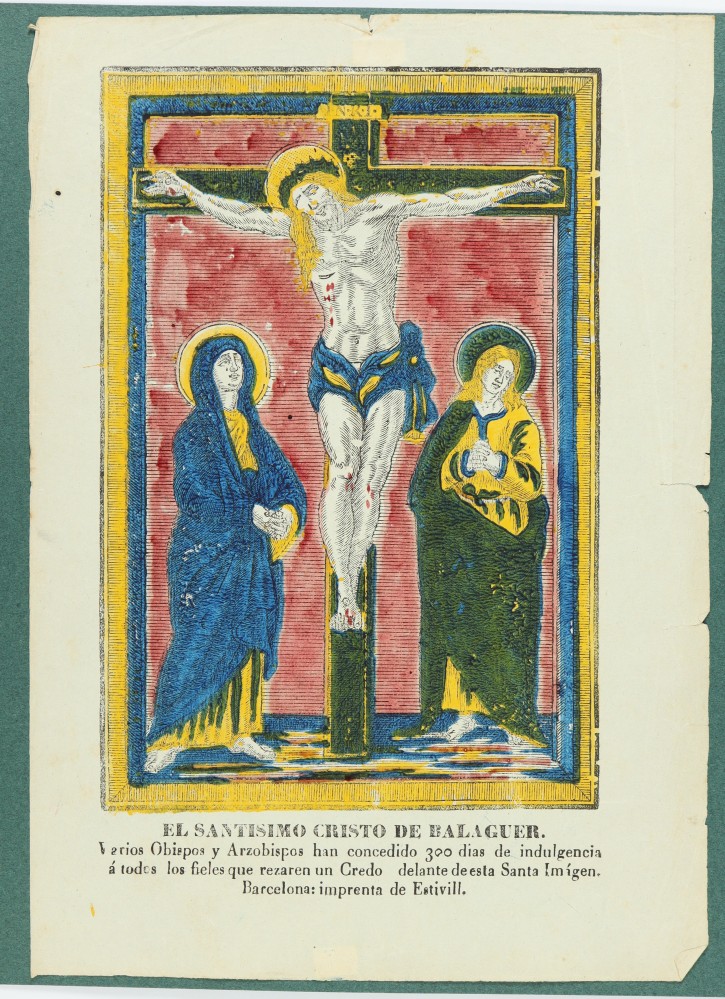 El Santisimo Cristo de Balaguer (The Most Holy Christ of Balaguer). Estivill, Ignacio (activo 1816-1852). 