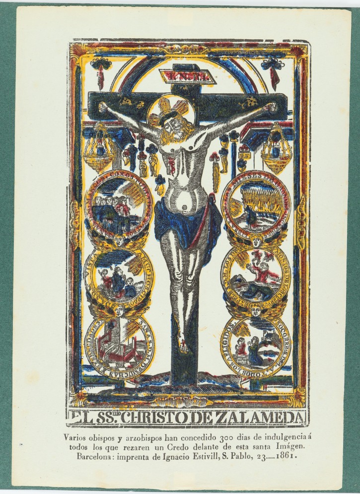 El SSmo. Christo de Zalameda (The Most Holy Christ of Zalameda). Estivill, Ignacio (activo 1816-1852). 1861. Precio: 150€