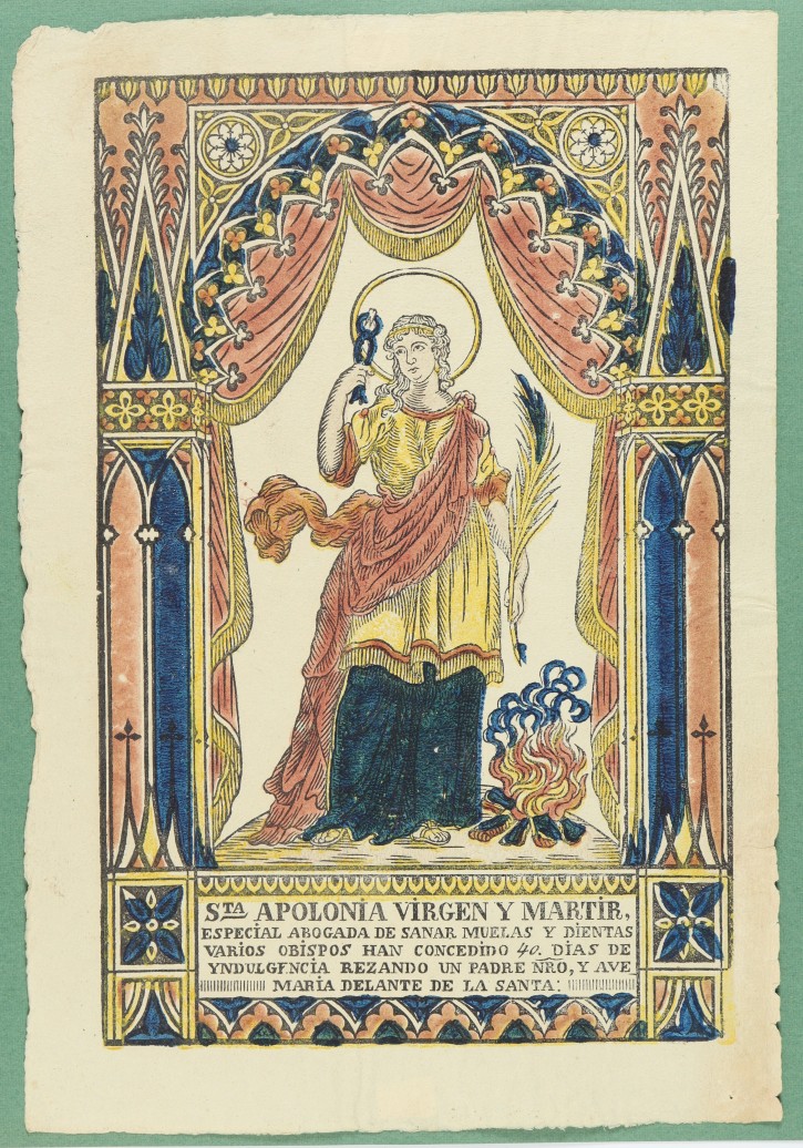Saint Apollonia, Virgin and Martyr. . . Precio: 100€