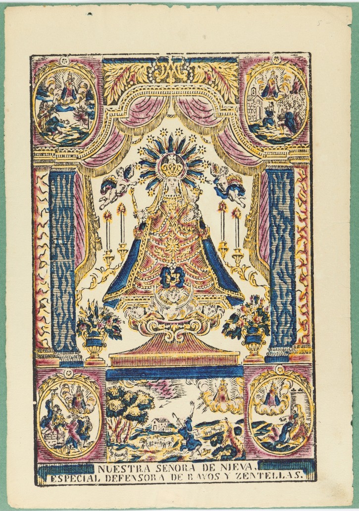 Nuestra Señora de Nieva especial defensora de rayos y zentellas. . . Precio: 150€