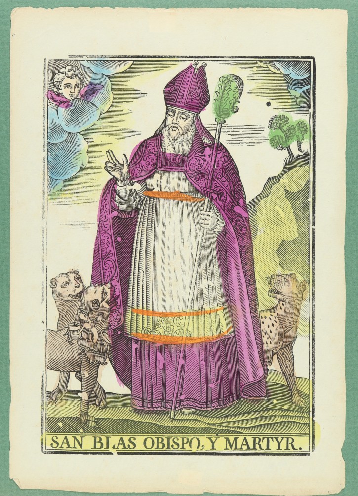 San Blas, Obispo y Martir (Saint Blaise, Bishop and Martyr). . . Precio: 100€