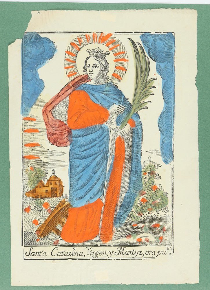 Santa Catarina, Virgen y Martyr, ora probis.. . . Precio: 100€