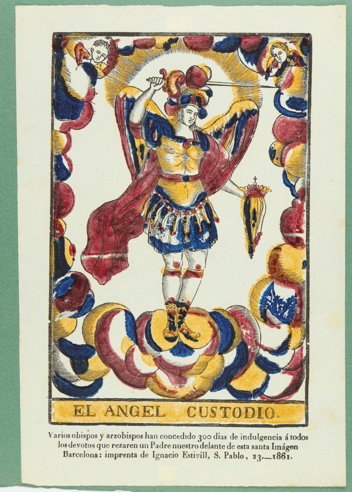 El Angel Custodio. Estivill, Ignacio (activo 1816-1852). 1861. Precio: 100€
