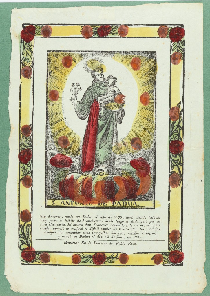 San Antonio de Padua. Roca, Pablo. . Precio: 100€