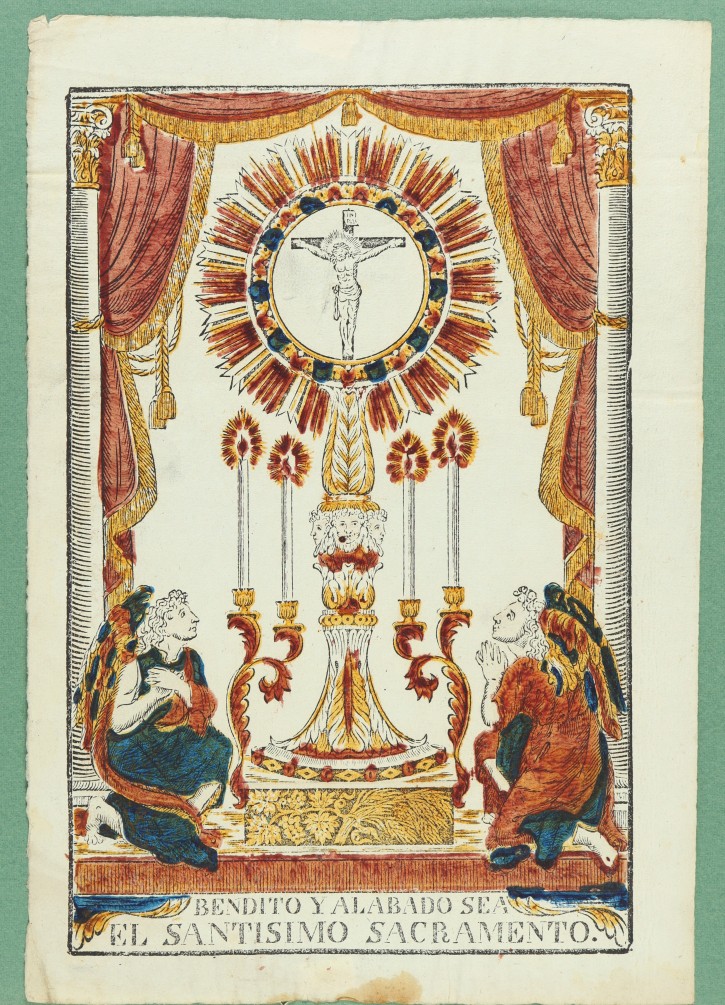 Bendito y alabado sea el Santisimo Sacramento (Blessed and praised be the Most Holy Sacrament). . . Precio: 100€