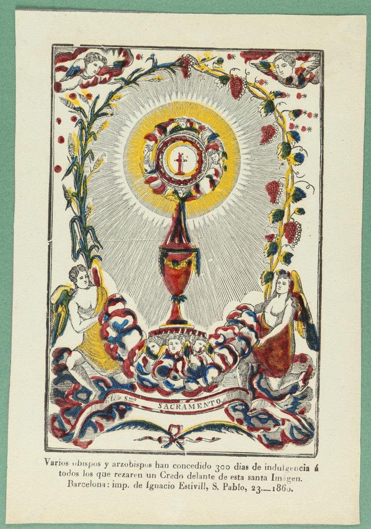 El Smo. Sacramento (The Most Holy Sacrament). . 1860. Precio: 100€