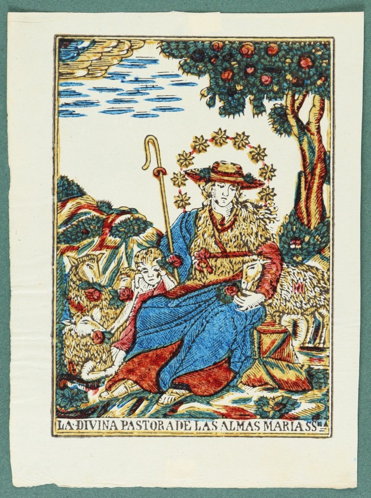 La Divina Pastora de las almas Maria SSma. (The Divine Shepherdess of Souls, Most Holy Mary). . . Precio: 150€